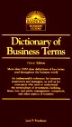 Dictionary of Business Terms, 3rd Ed